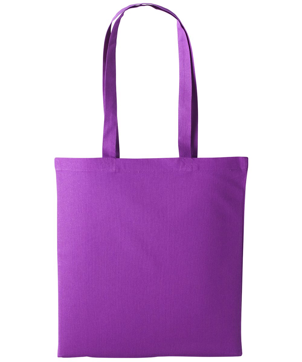 Magenta Cotton shopper long handle