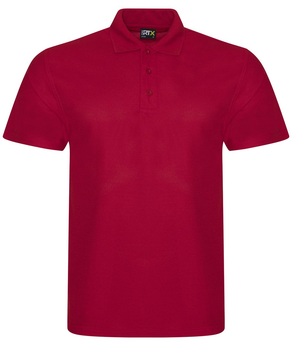 Red Pro polyester polo