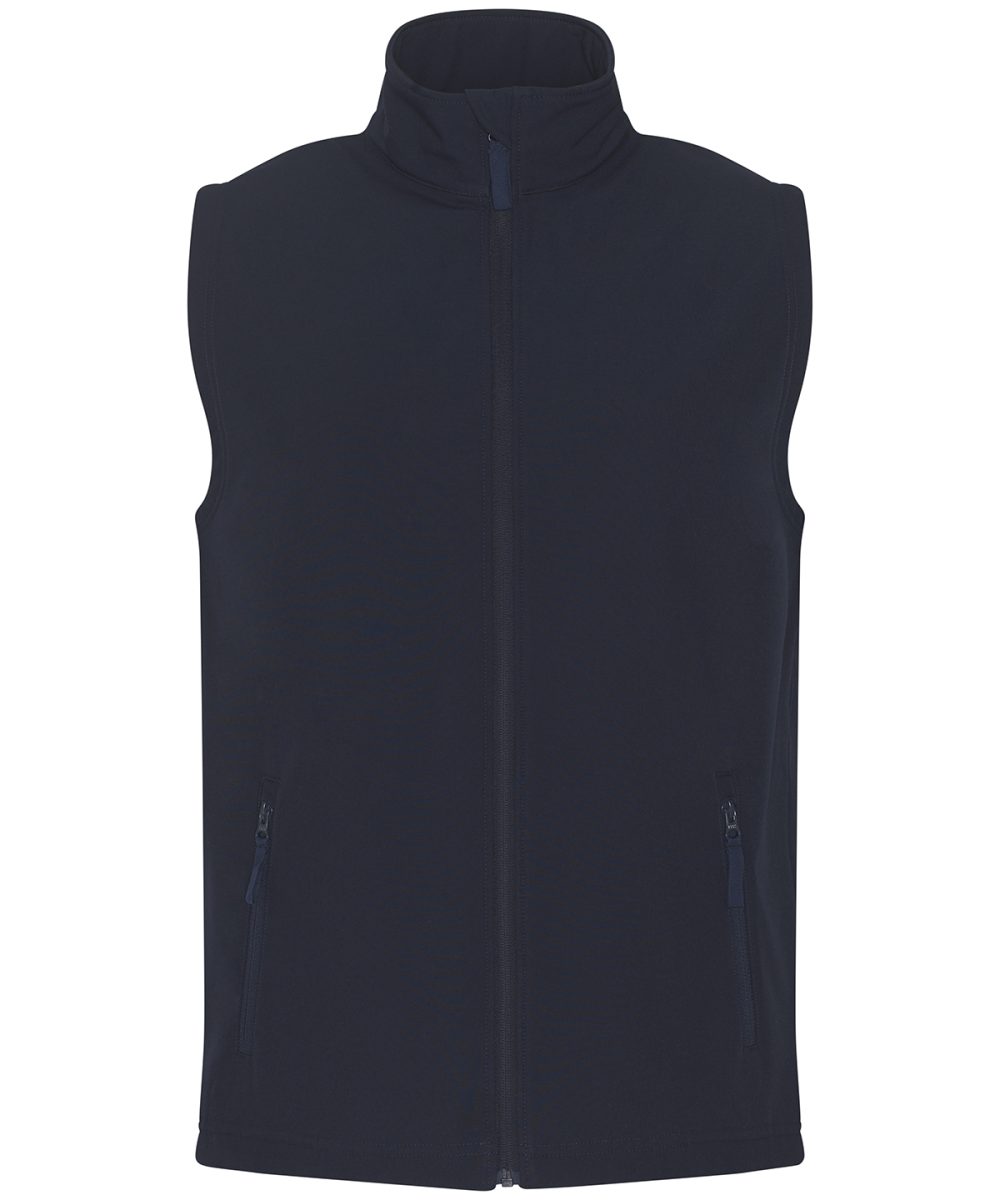 Navy* Pro 2-layer softshell gilet