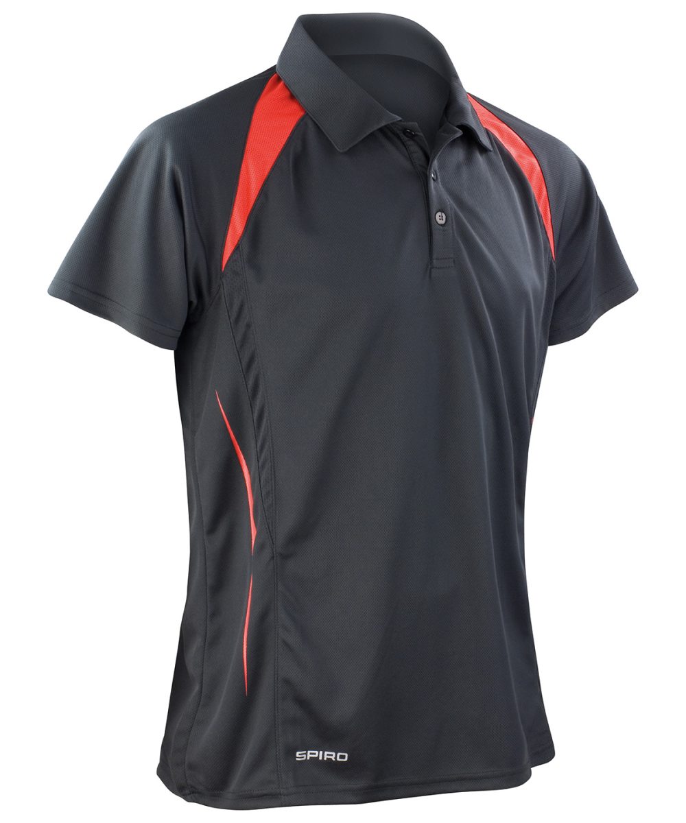 Black/Red Spiro team spirit polo