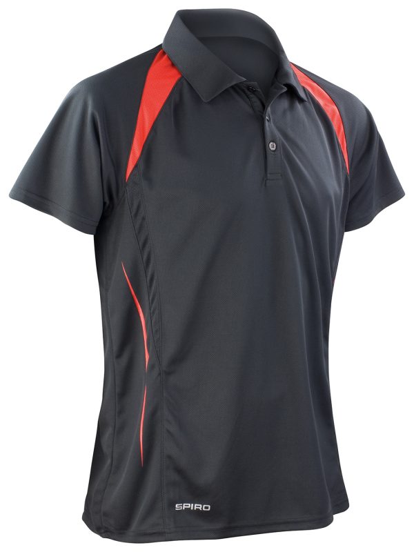 Black/Red Spiro team spirit polo