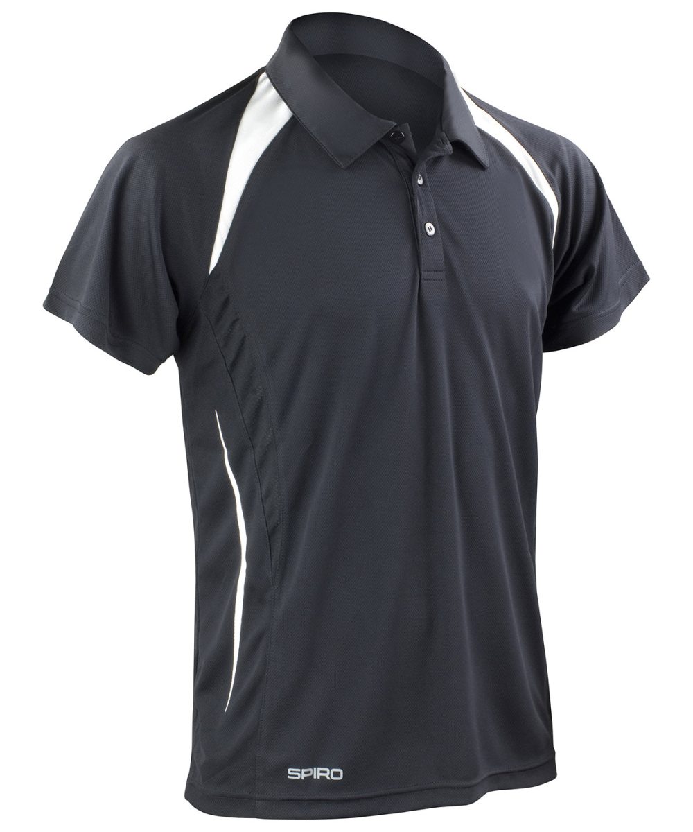 Black/White Spiro team spirit polo