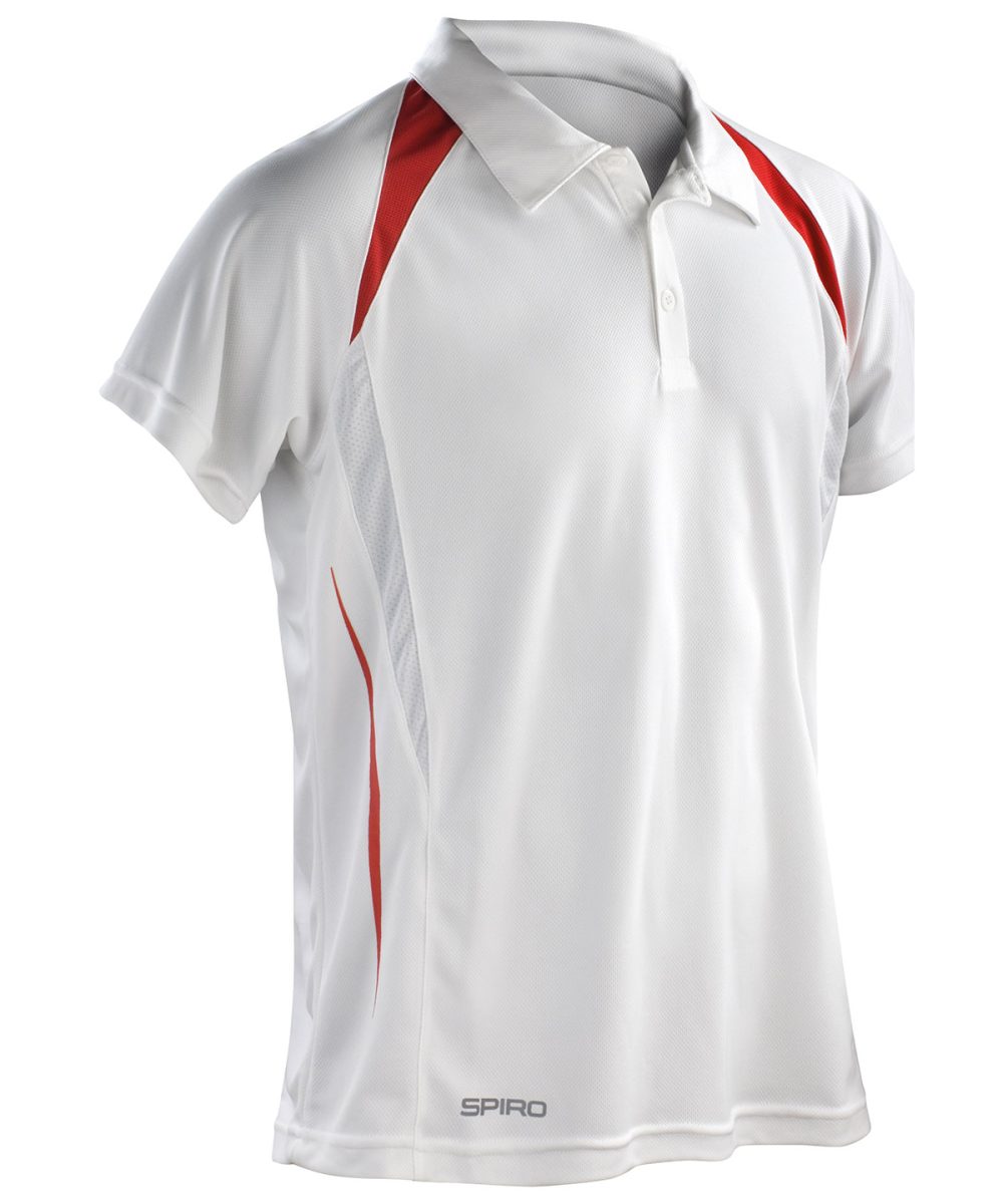 White/Red Spiro team spirit polo