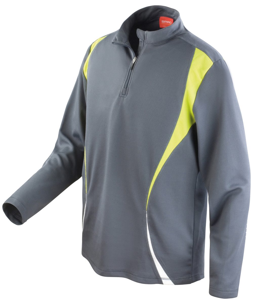 Charcoal/Lime/White Spiro trial training top