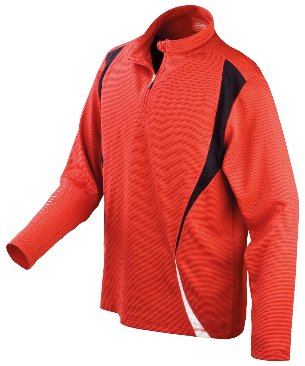 Red/Black/White Spiro trial training top