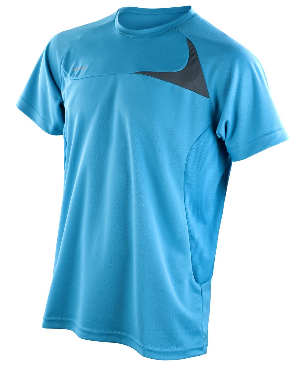 Aqua/Grey Spiro dash training shirt