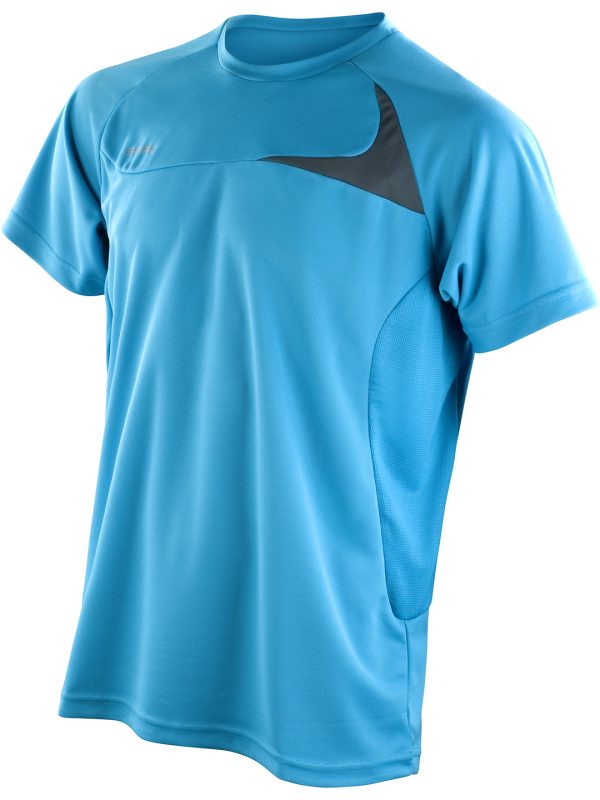 Aqua/Grey Spiro dash training shirt