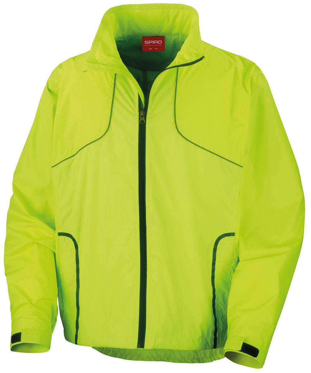 Neon Lime Spiro Crosslite trail and track jacket