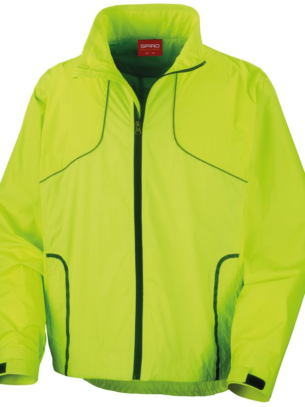 Neon Lime Spiro Crosslite trail and track jacket