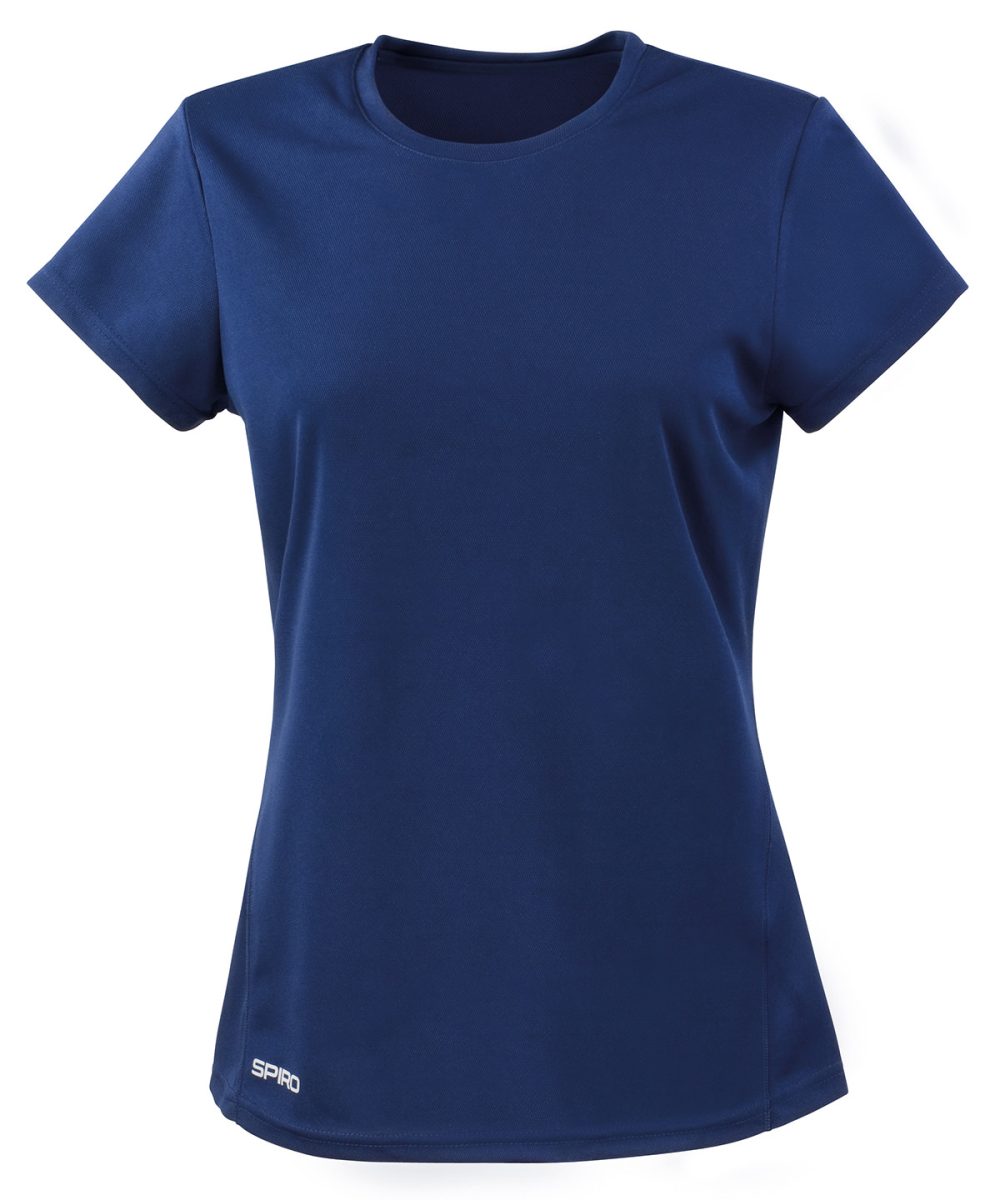 Navy Women's Spiro quick-dry short sleeve t-shirt