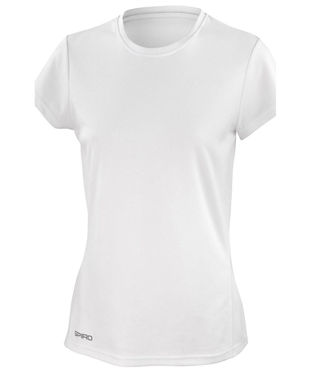 White Women's Spiro quick-dry short sleeve t-shirt