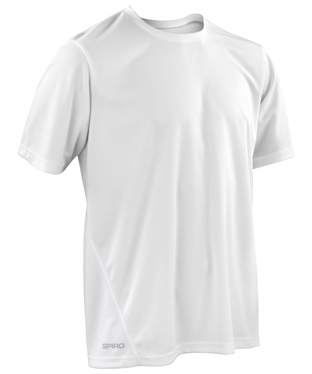 White Spiro quick-dry short sleeve t-shirt