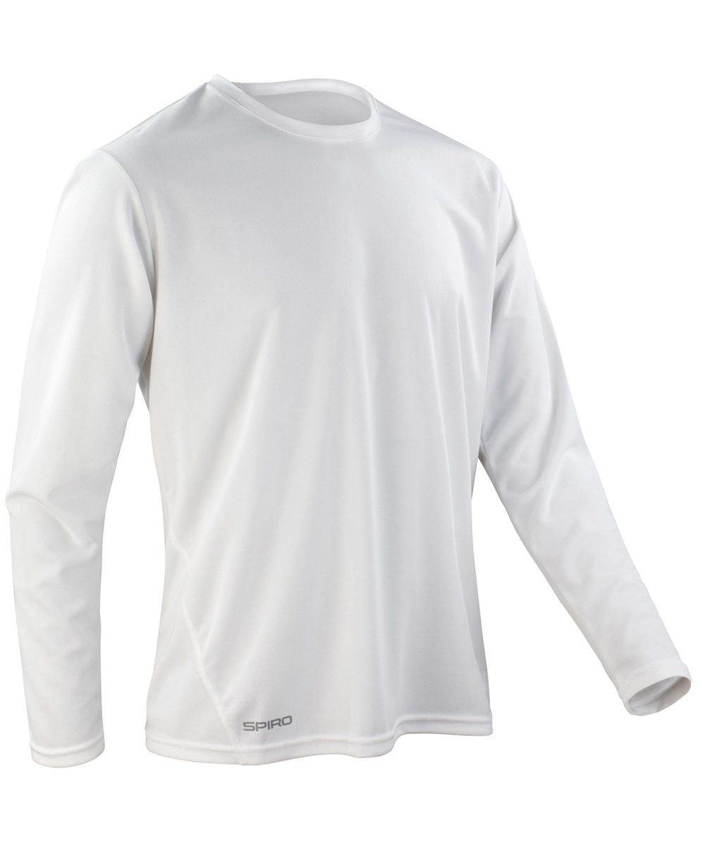 White Spiro quick-dry long sleeve t-shirt