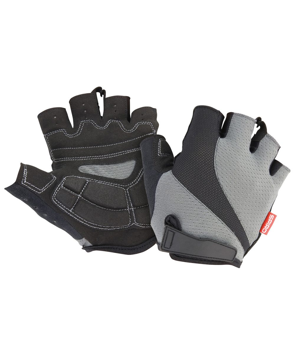 Grey/Black Spiro short glove