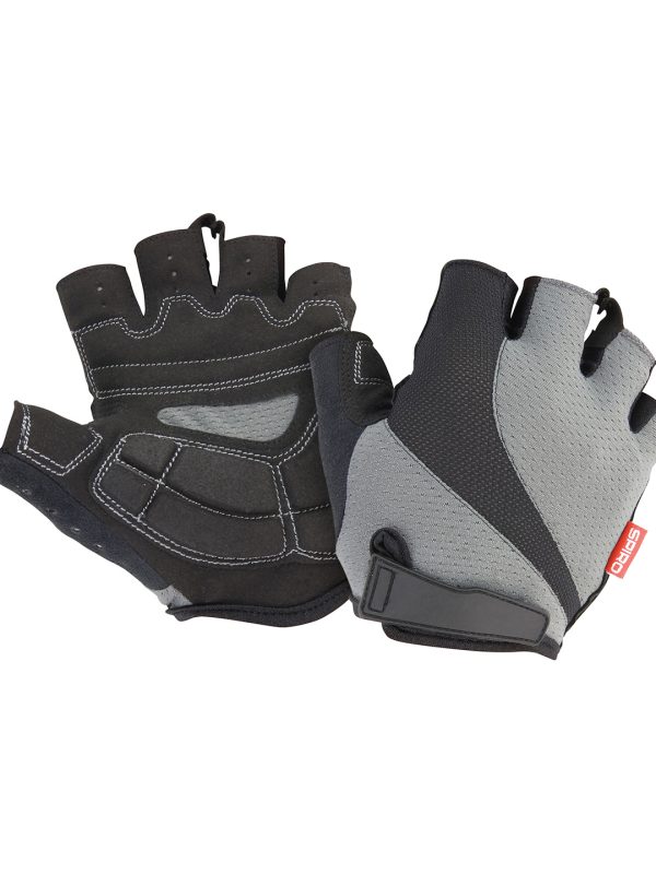 Grey/Black Spiro short glove