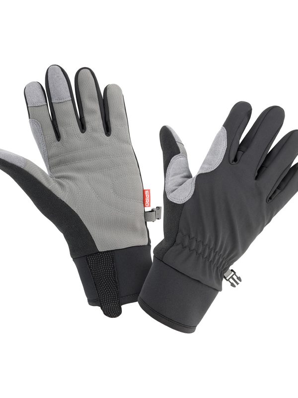 Black/Grey Spiro long glove