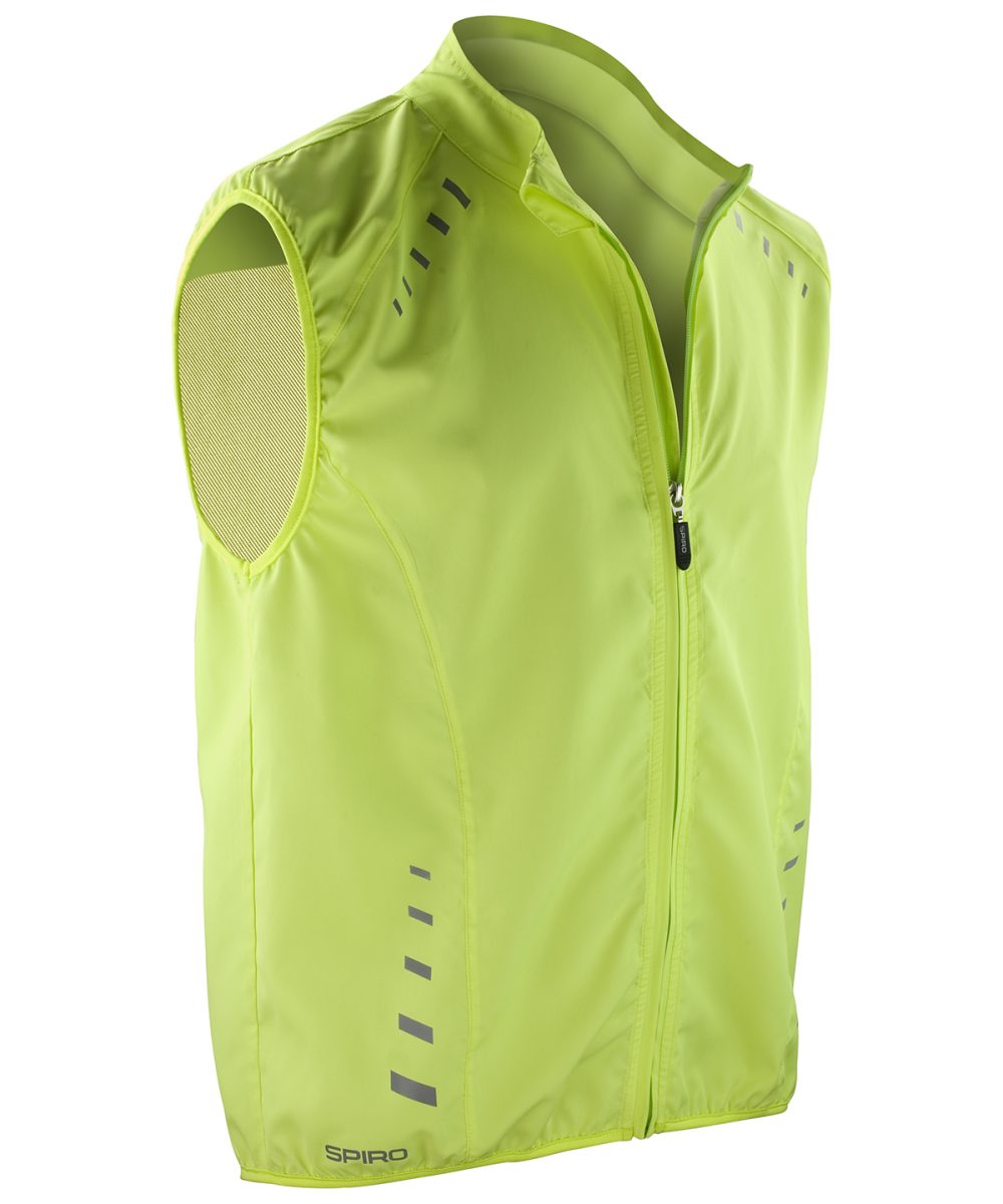 Neon Lime Spiro bikewear crosslite gilet