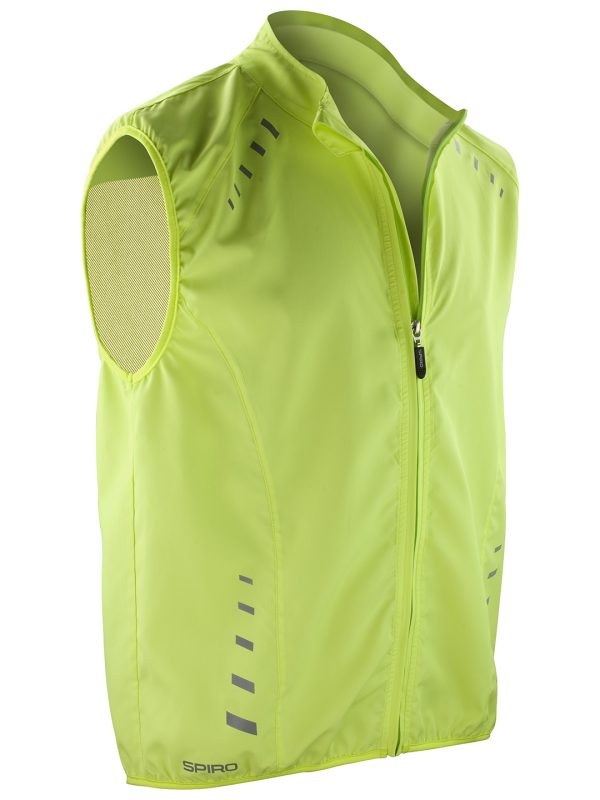 Neon Lime Spiro bikewear crosslite gilet