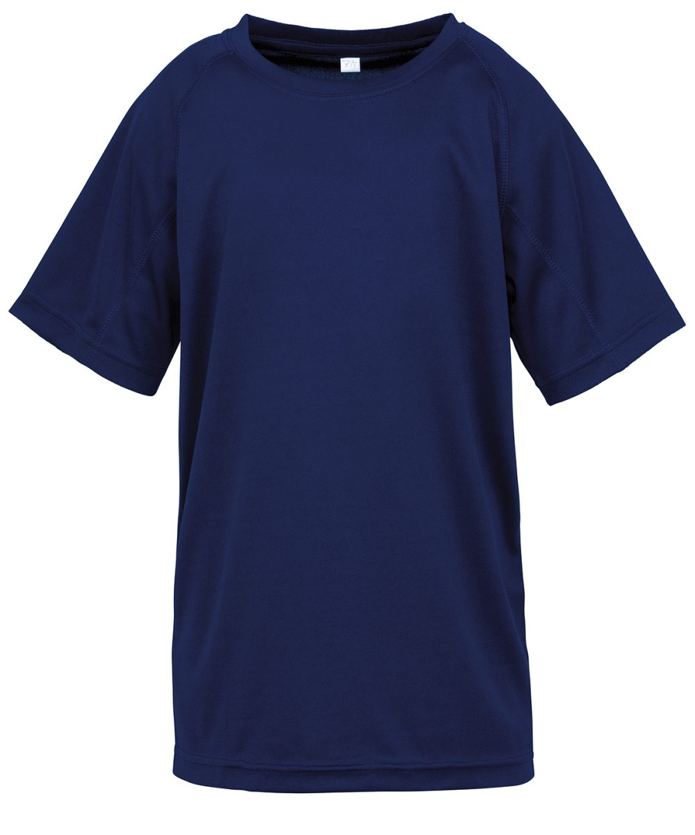 Navy Junior performance aircool tee