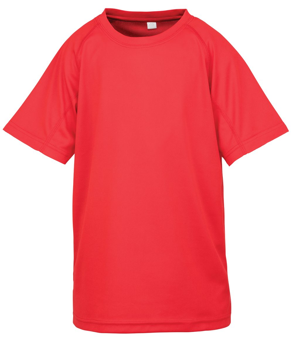 Red Junior performance aircool tee