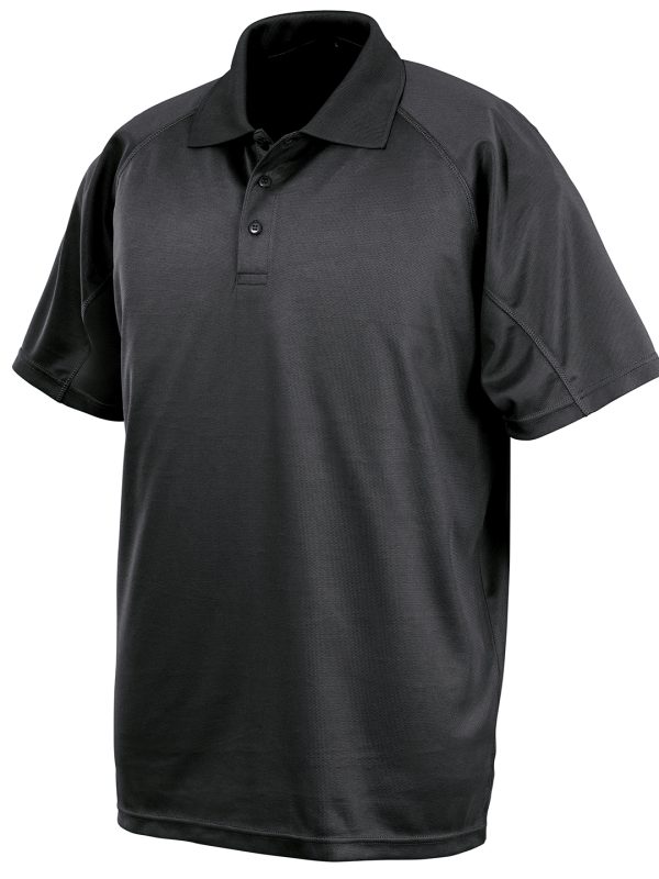 Black* Performance Aircool polo shirt