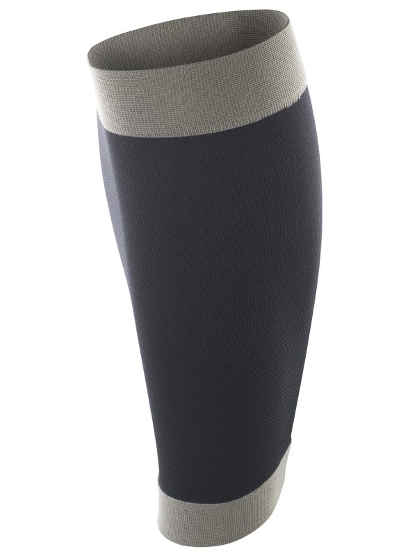 Black/Grey Spiro compression calf guards