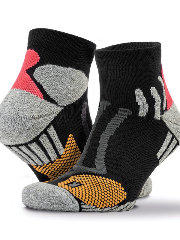 Black Technical compression sports socks