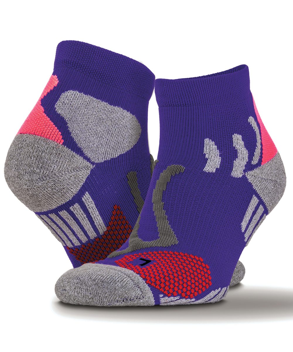 Purple Technical compression sports socks