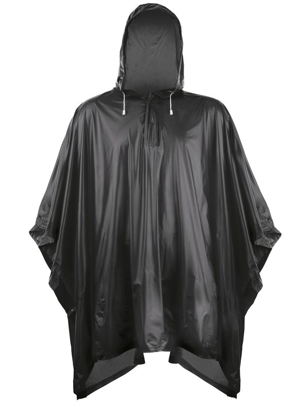 Black Plastic poncho