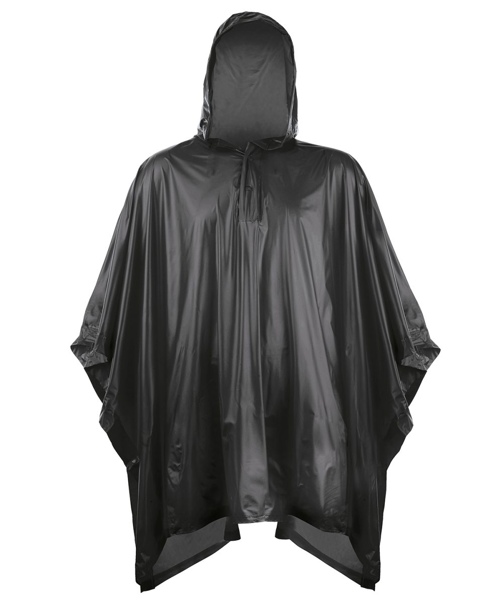 Black Kids plastic poncho