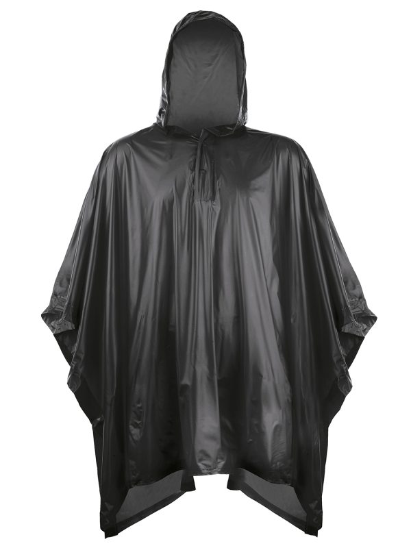 Black Kids plastic poncho