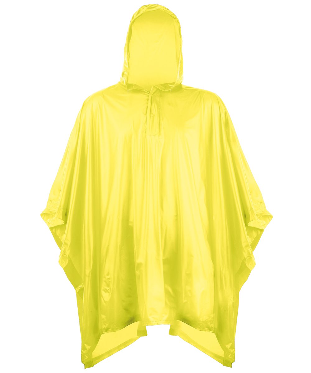 Yellow Kids plastic poncho