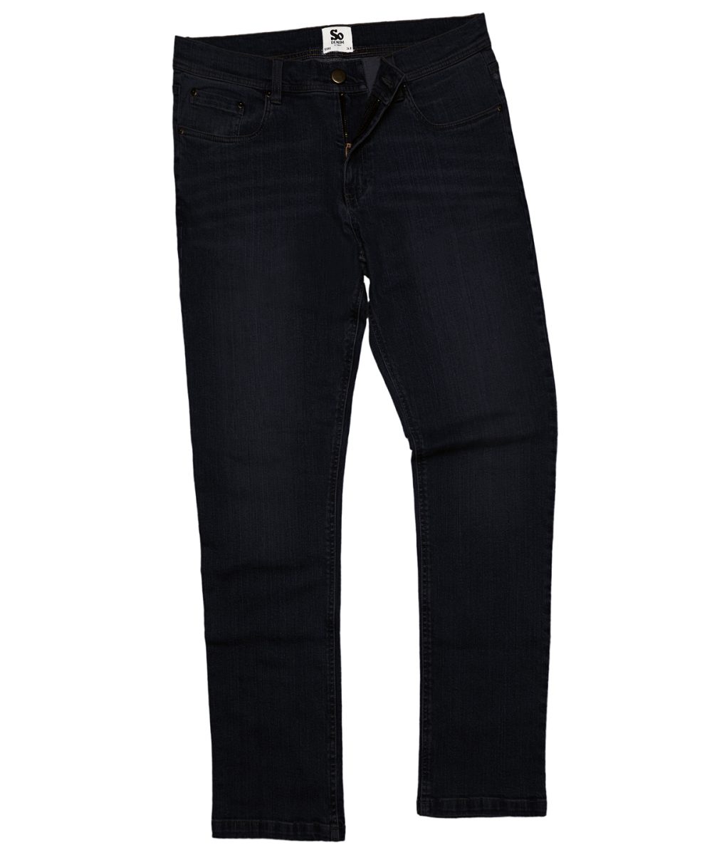 Black Leo straight jeans