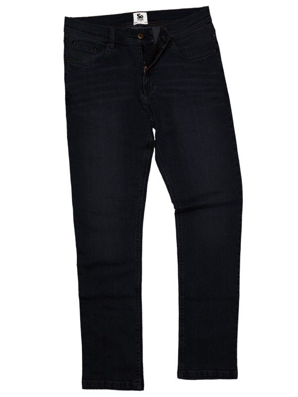 Black Leo straight jeans