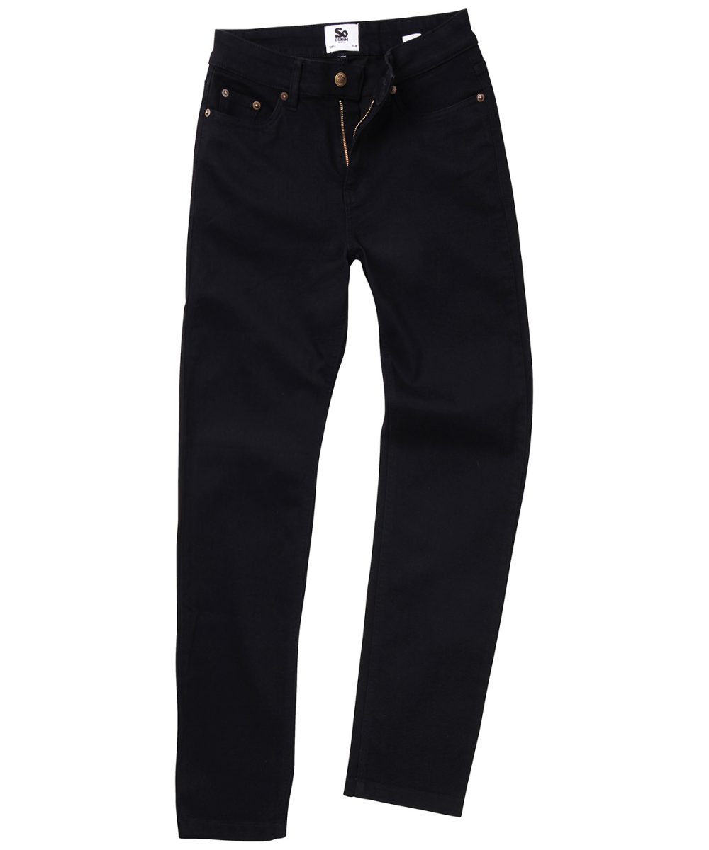 Black Women's Katy straight jeans