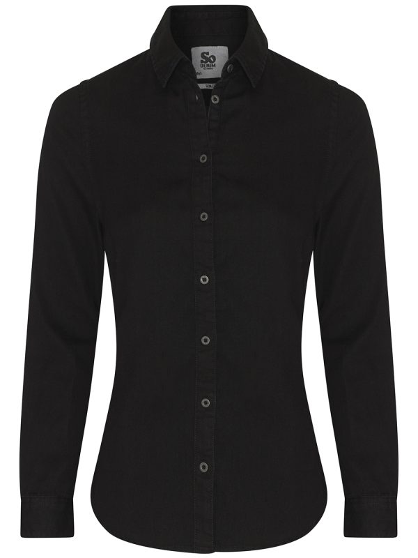 Black Women's Lucy denim shirt