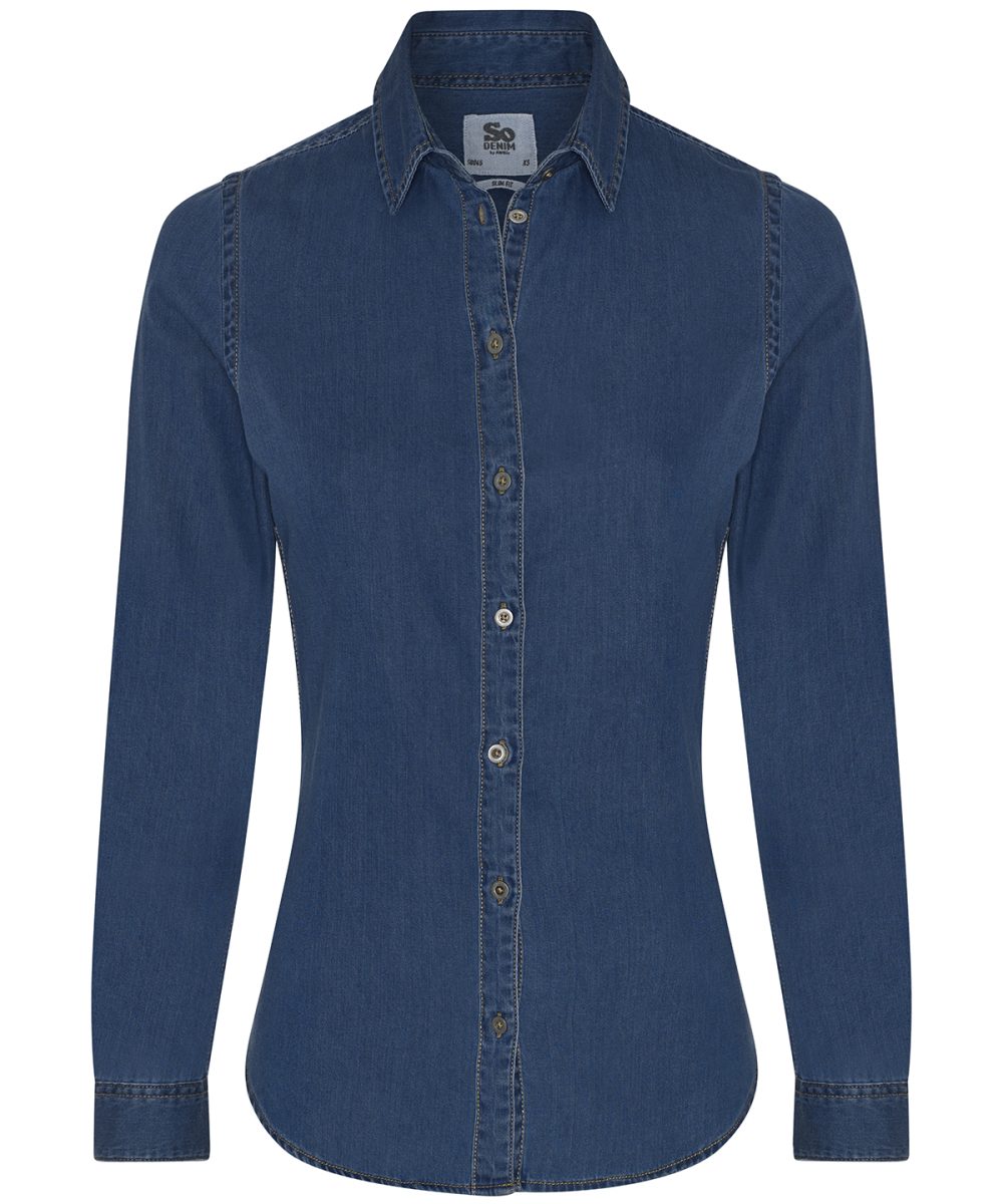 Dark Blue Women's Lucy denim shirt