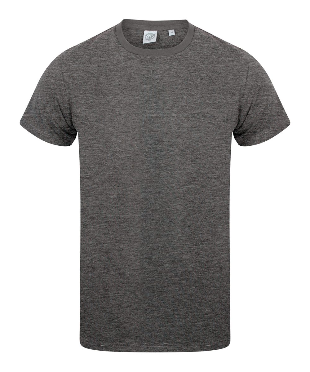 Heather Charcoal Men's feel good stretch t-shirt