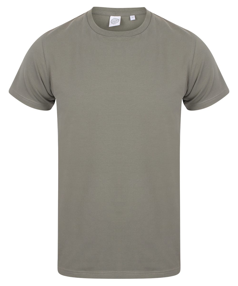 Khaki Men's feel good stretch t-shirt