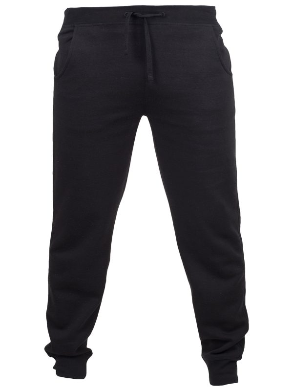 Black Slim cuffed joggers