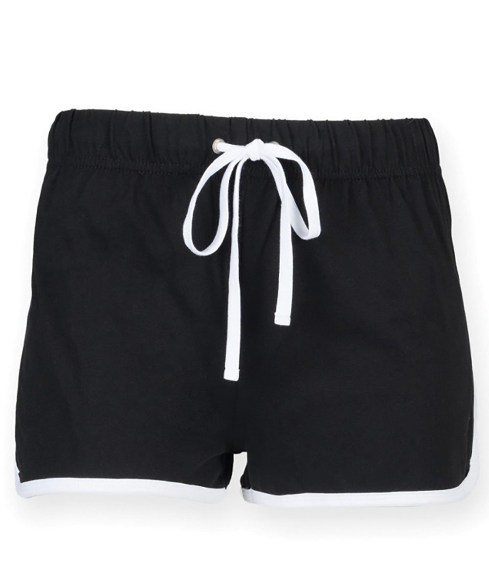 Black/White Women's retro shorts