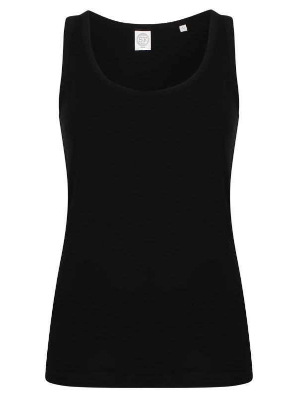 Black Women's feel good stretch vest