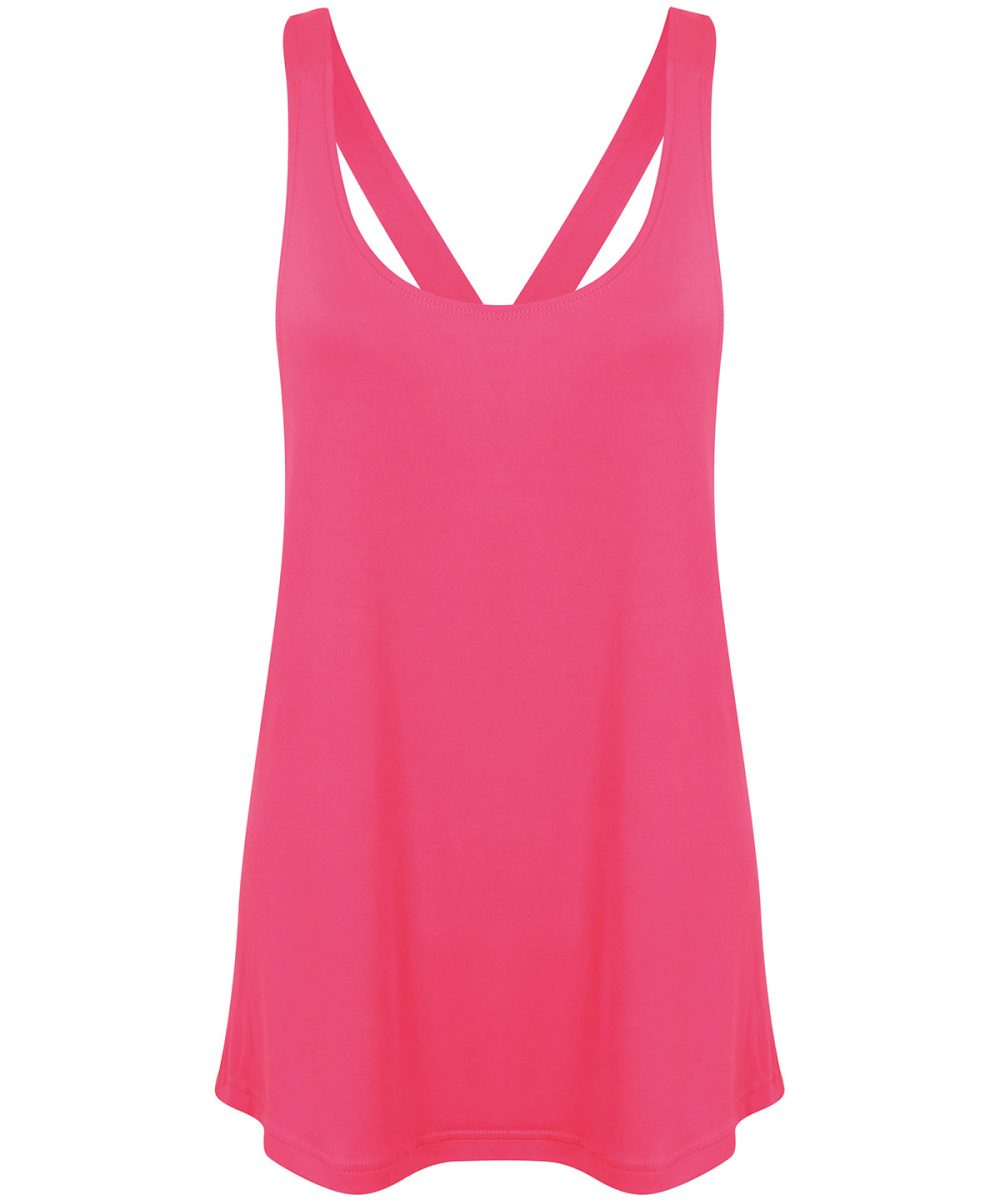 Neon Pink Women's fashion workout vest