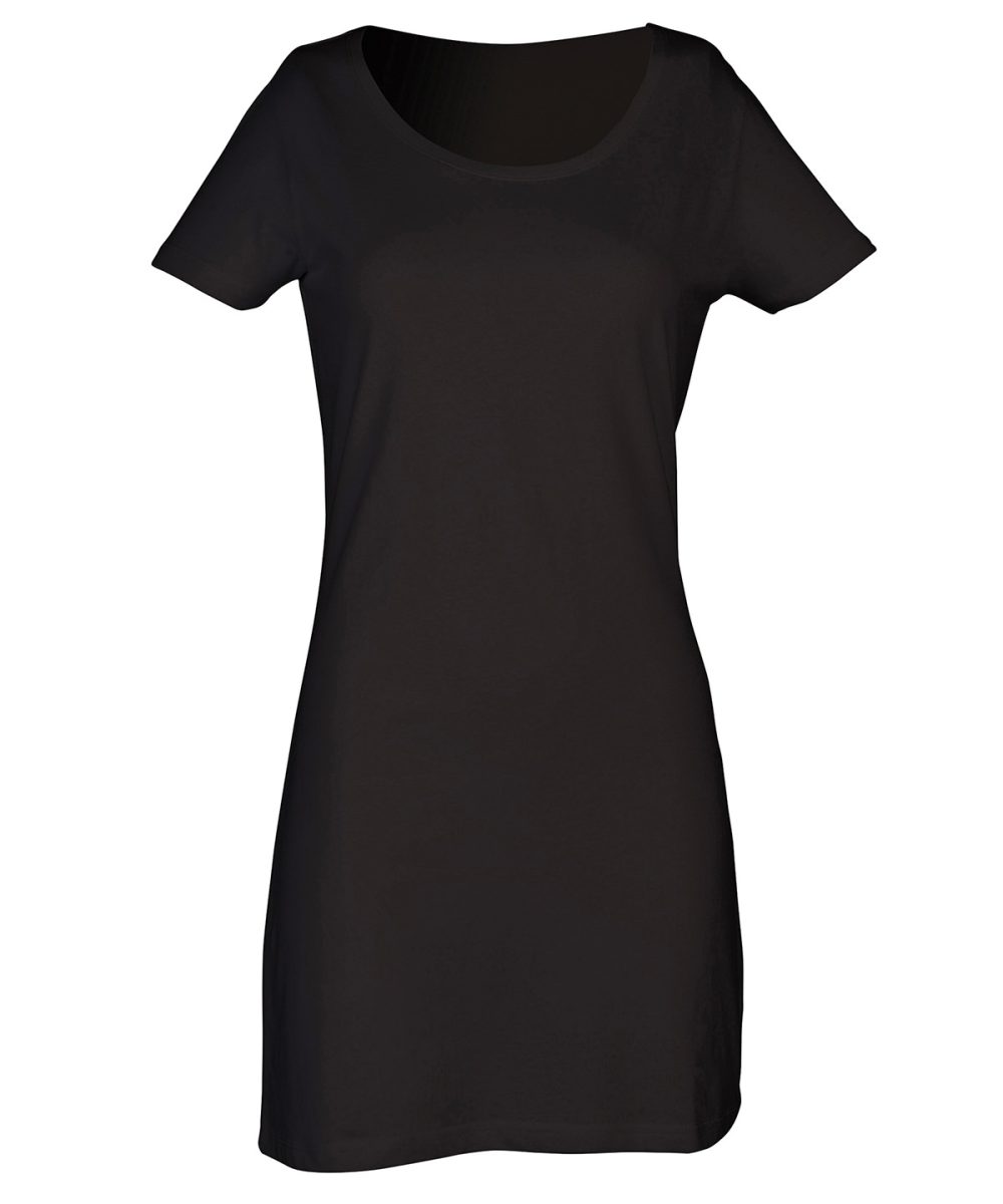 Black T-shirt dress