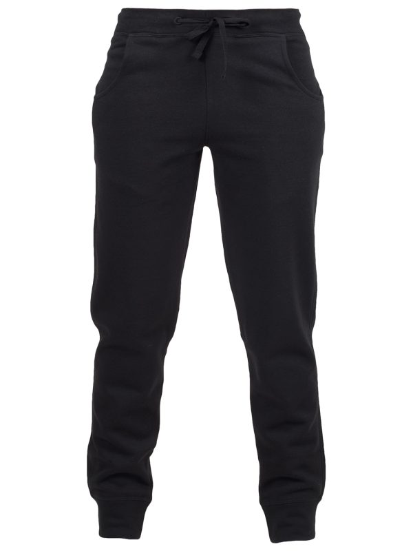 Black Women's slim cuffed joggers