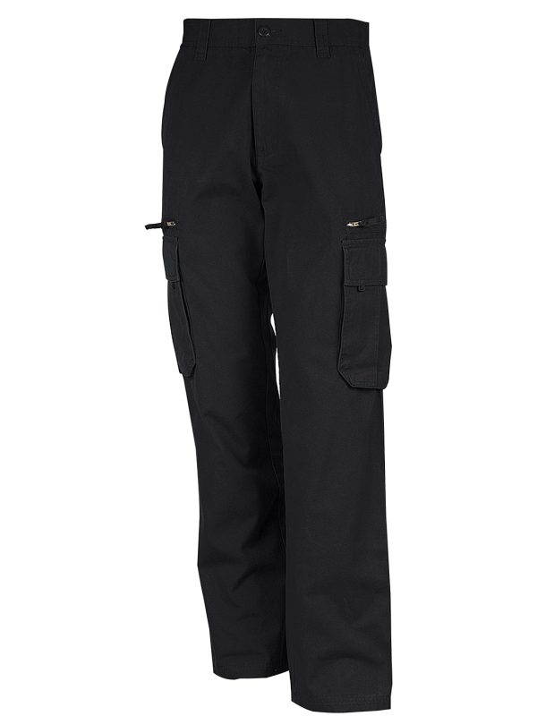 Black Multi pocket trousers