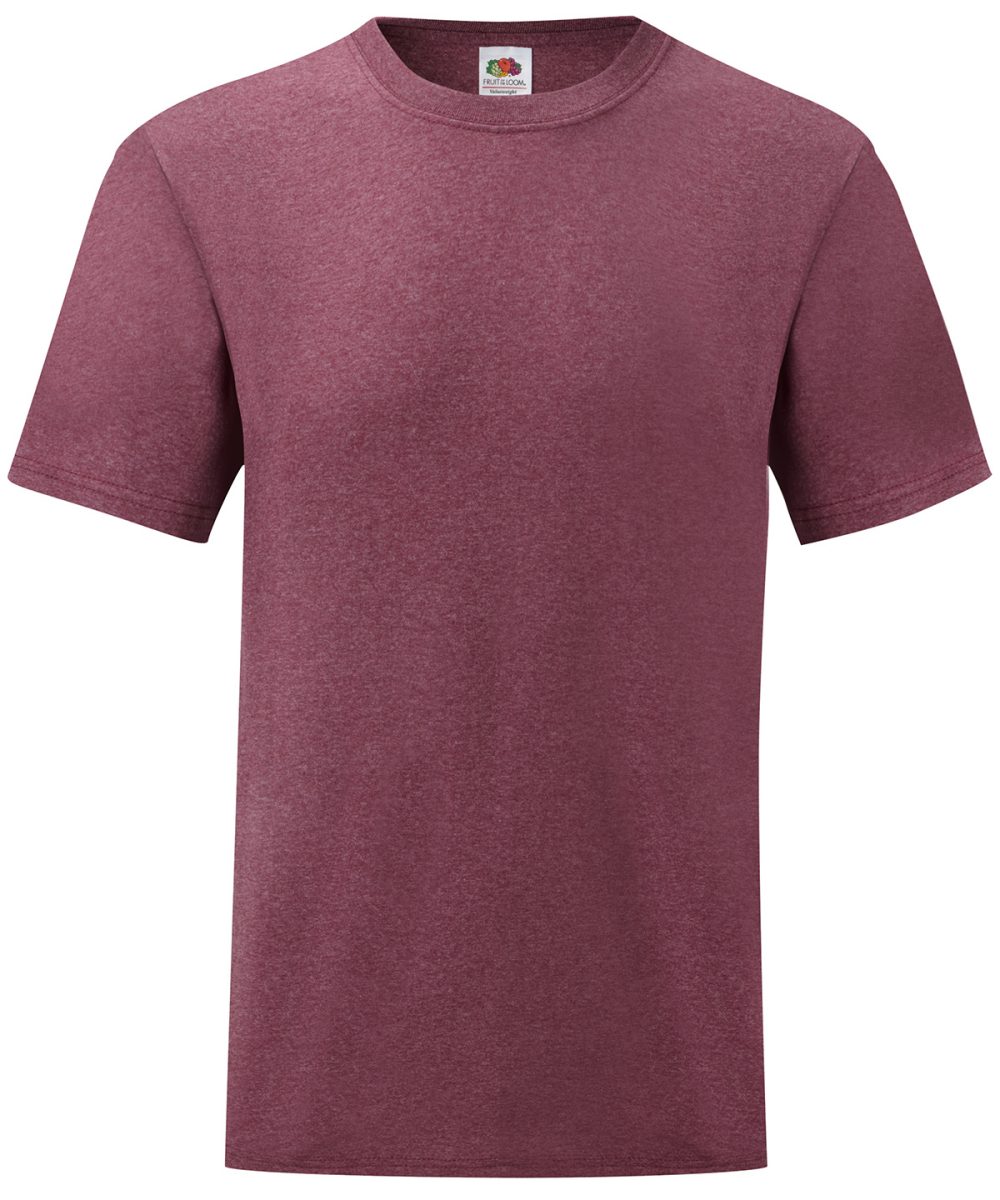 Heather Burgundy Valueweight T