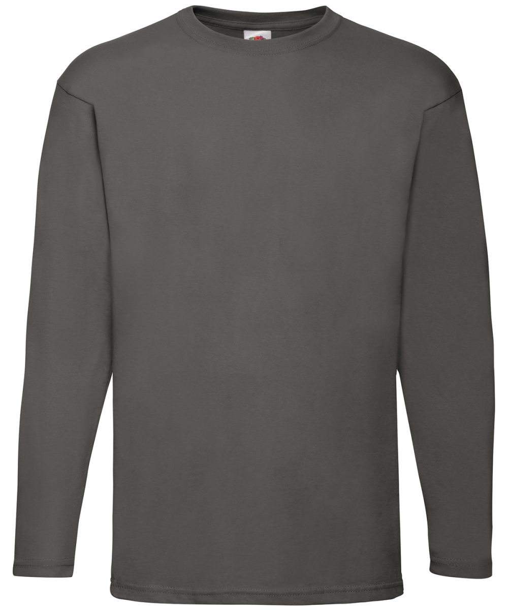 Light Graphite Valueweight long sleeve T