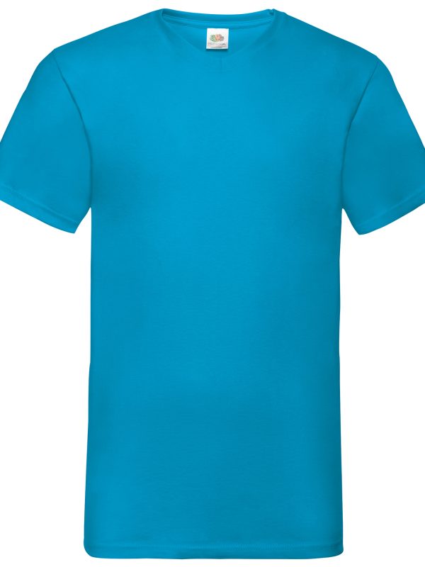 Azure Blue Valueweight v-neck T