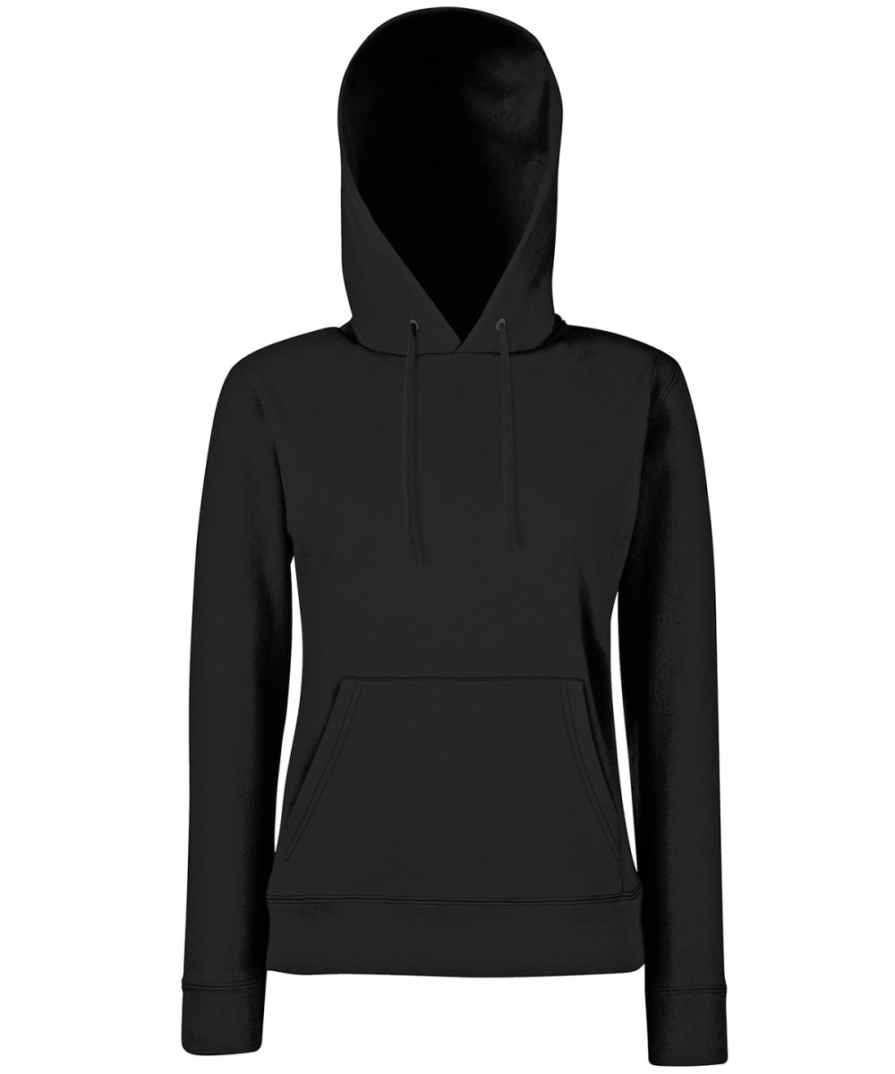 Black Women's Classic 80/20 hooded sweatshirt